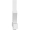 Ekena Millwork Kennewick Architectural Grade PVC Gable Bracket, 108"W x 27"H x 4"D x 4"F, 6/12 Pitch GBP108X27X0404KEN00 - alternate 5